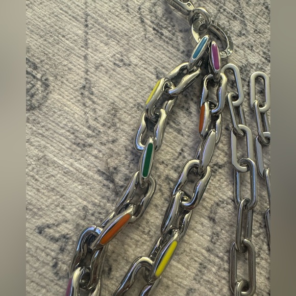 Casetify Multicolor Metal Chain Wrist Strap + Bonus Strap - Picture 3 of 6